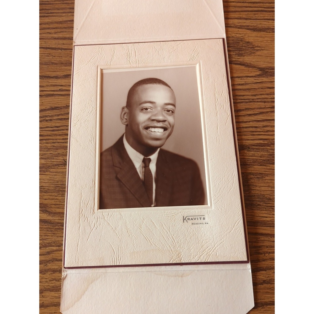 Vintage Cabinet Card Photo Portrait 1900s Man Kravits Reading Pennsylvania